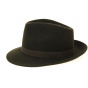 Fedora Brown Wool Felt Hat- Traclet