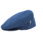 Clare Cotton Blue Flat Cap - Fléchet