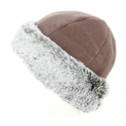 Nayeli Faux Fur Hazelnut Beanie - Mtm
