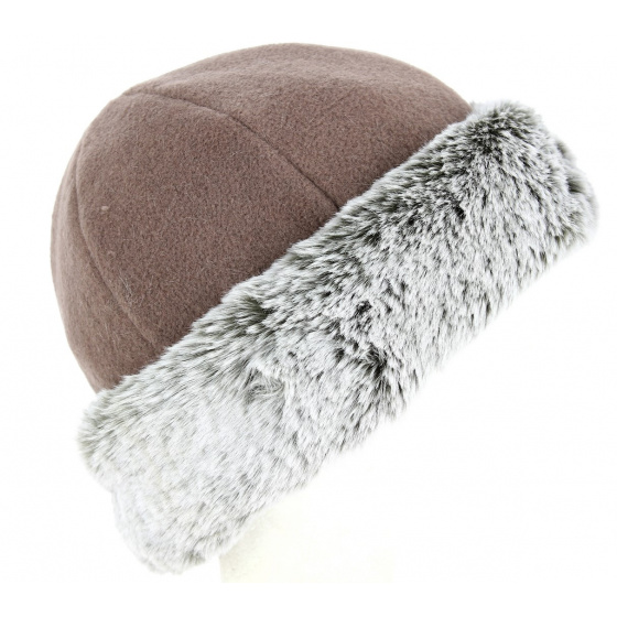 Toque Nayeli Fausse Fourrure Noisette - Mtm