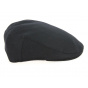 Vaccara Wool & Cashmere Black Flat Cap - Traclet