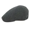 Anthracite Wool Duck Bill Gatsby Cap - Traclet Reference: 9838 | Traclet Hat Shop