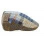 Casquette Plate Foresta Patchwork Harris Tweed Laine- Traclet