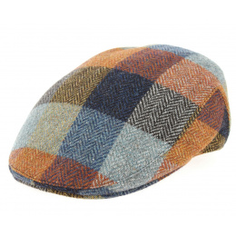 Guardia Patchwork Wool Flat Cap - Traclet