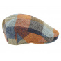 Guardia Patchwork Wool Flat Cap - Traclet