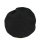Black Cashmere Roll Up Beret- Traclet 