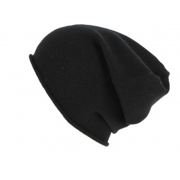 Black Cashmere Beanie - Traclet