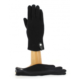 Seville Touchscreen Gloves Wool & Cashmere Black - Traclet