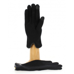 Seville Touchscreen Gloves Wool & Cashmere Black - Traclet
