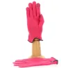 Gants Tactiles Séville Laine & Cachemire Begonia/Marine - Traclet Reference : 8515 | Chapellerie Traclet