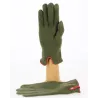 Gants Tactiles Séville Laine & cachemire kaki - Traclet Reference : 8518 | Chapellerie Traclet