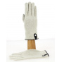 Seville Tactile Gloves Wool & Cashmere Cream/Navy- Traclet