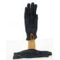 Women's Suede Leather & Wool Gloves Navy - Traclet