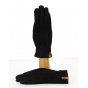 Men's Black Suede Leather & Wool Gloves - Traclet