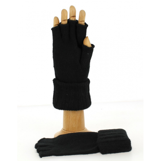 Women's Wool & Angora Mittens - Traclet