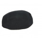 Black Cashmere Taranto Flat Cap - Traclet