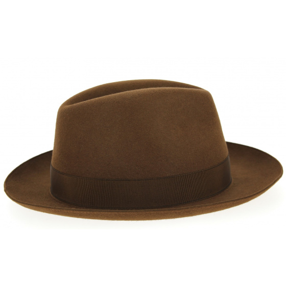 Chapeau Borsalino Vanzina Marron Roux