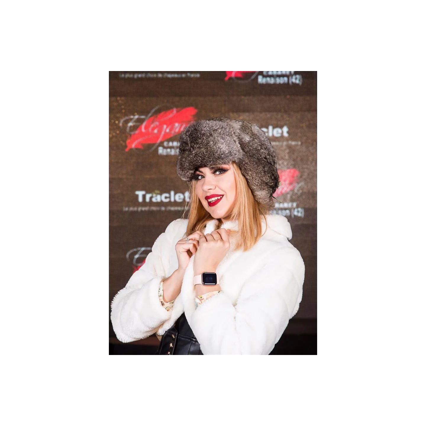 Rabbit Fur Ushanka Hat - Traclet - Mouse Grey Reference: 612 | Traclet Millinery