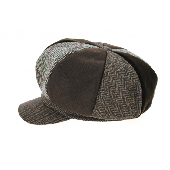 Kathi Wool & Cashmere Brown Newsboy Cap - Mayser