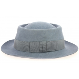 Light Grey Alsatian Gambler Hat - Traclet