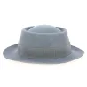 Light Grey Alsatian Gambler Hat - Traclet Reference: 9869 | Traclet Hat Shop
