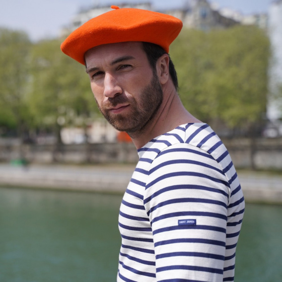 Classic Orange Beret - Le Béret Français