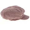 Casquette Gavroche Velours Rose Clair- Traclet Reference : 9871 | Chapellerie Traclet