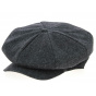 Newry Irish Cap Anthracite Wool - Traclet