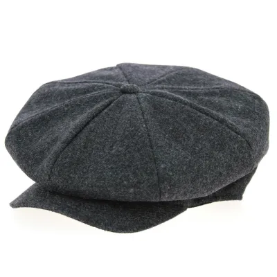 Casquette Irlandaise Newry Laine Anthracite- Traclet Reference : 4483 | Chapellerie Traclet
