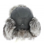 Verona Leather & Fox Fur Ushanka Hat - Traclet