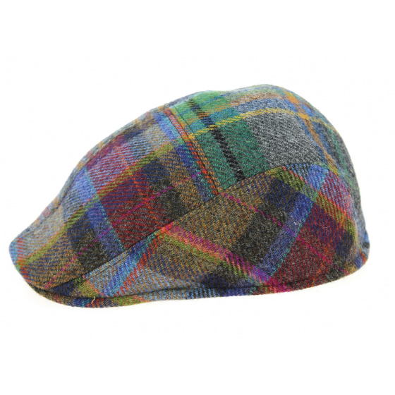 Brightsplit Patchwork Wool Domed Cap - Crambes