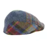 Brightsplit Patchwork Wool Domed Cap - Crambes Reference: 5703 | Chapellerie Traclet