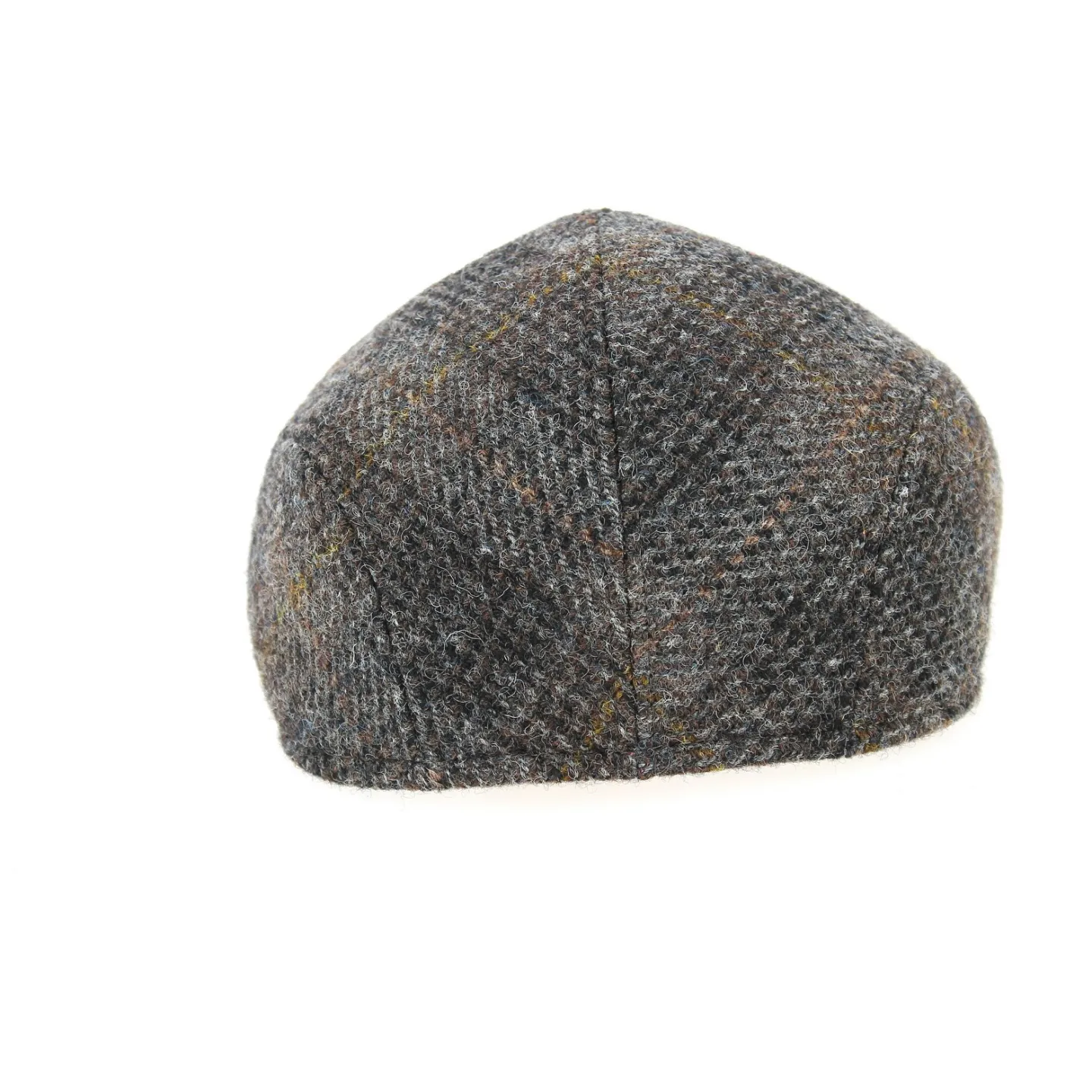 Brighton Domed Cap Harris Tweed Brown Wool - Crambes Reference: 2315 | Traclet Hat Shop