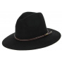 Black Wool Felt Traveller Hat Bochum - Traclet