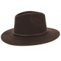 Traveller Hat Bochum Wool Felt Brown - Traclet