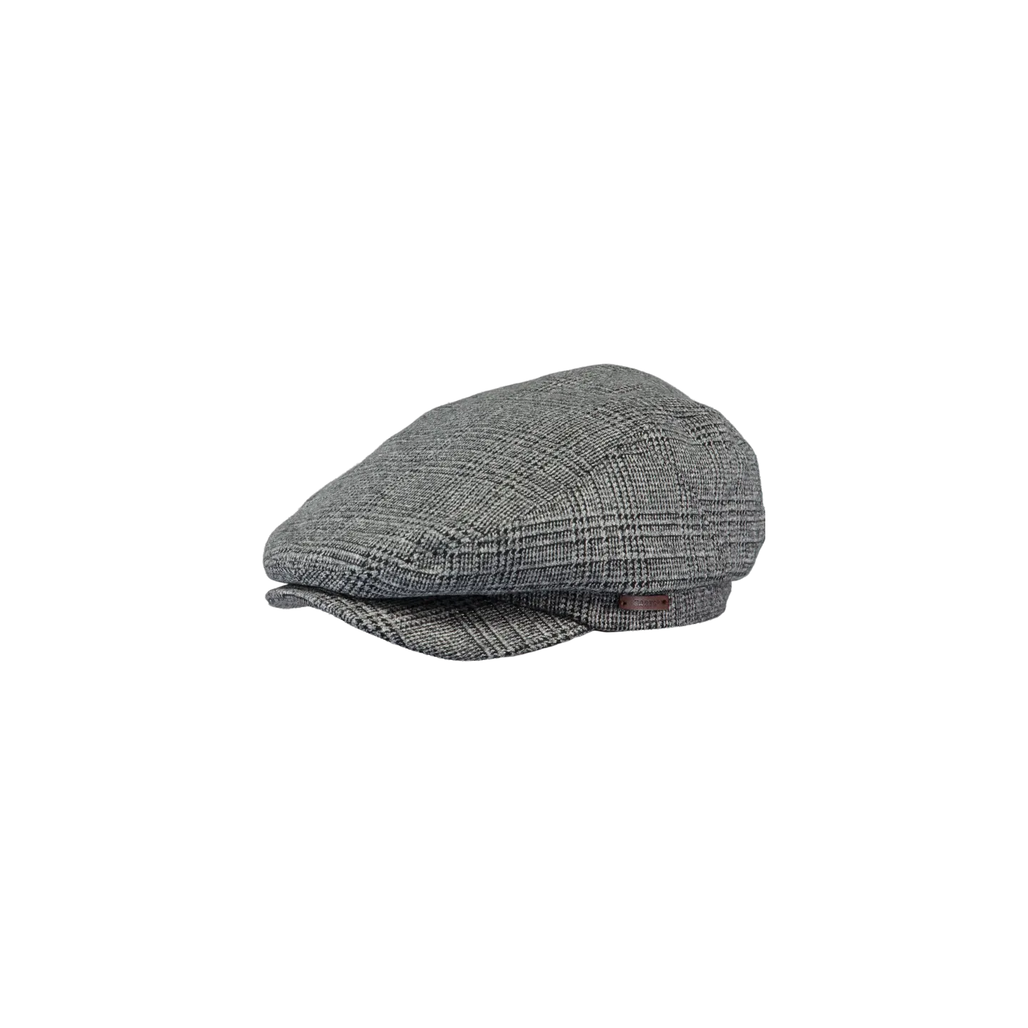 Casquette Plate Oslo à Carreaux Grise- Traclet Reference : 4060 | Chapellerie Traclet