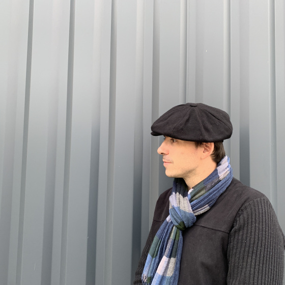 Black Irish Galway Cap - Hanna Hats Black Irish Galway Cap - Hanna Hats
