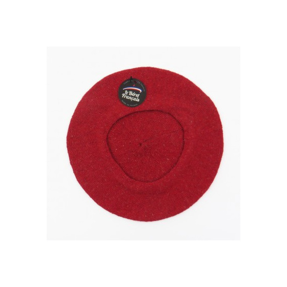 Béret Été Rouge Coton Soie & Lin - Le Béret Français