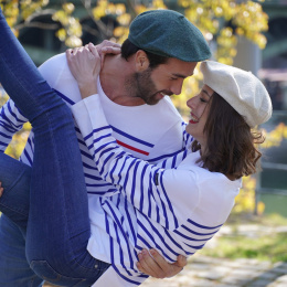 Silk Cotton & Linen Blue Summer Beret- Le Béret Français