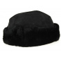 Black Cossack Sheepskin Toque / Hat - Traclet