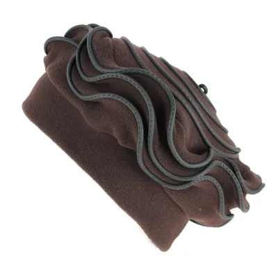 Women's Polar Fleece Beanie Najac Brown - Traclet Reference: 4514 | Chapellerie Traclet