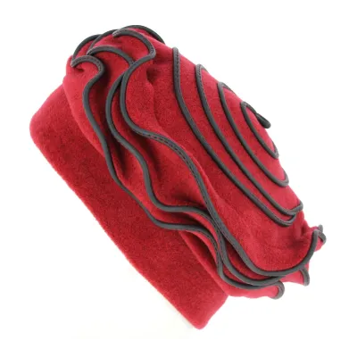Toque Polaire Femme Najac Rouge- Traclet Reference : 9895 | Chapellerie Traclet
