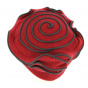 Women's Red Najac Polar Fleece Beanie - Traclet