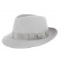 Fedora Bogarte Light Grey Hat- Flechet