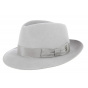 Fedora Bogarte Light Grey Hat- Flechet