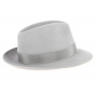 Light Grey Bogarte Fedora Hat - Flechet