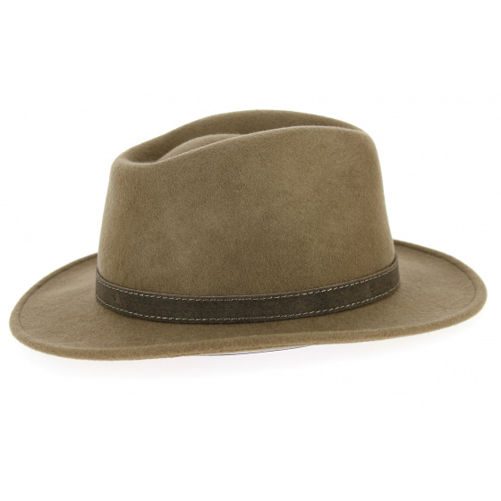 Chapeau Traveller Nalzen Feutre Laine Beige- Traclet Chapeau Traveller Nalzen Feutre Laine Beige- Traclet