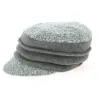 Gray Wool Ebony Newsboy Cap - Traclet Reference: 9928 | Traclet Hat Shop