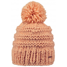 Jasmin Apricot Beanie with Pompom - Barts