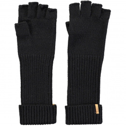 Black Wool Mittens - Barts